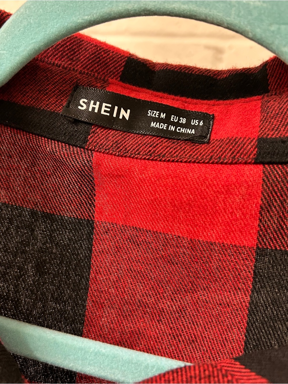 Womens Buffalo Plaid Button-Down Sleep Shirt Long Sleeve Soft Flannel Medium - Picture 3 of 5